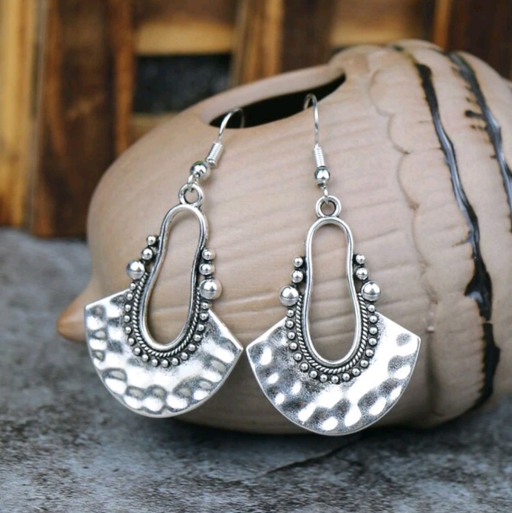 Oxidized earrings